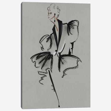 Alexander McQueen Spring Summer 2020 Canvas Print #EAZ1} by Elly Azizian Canvas Print