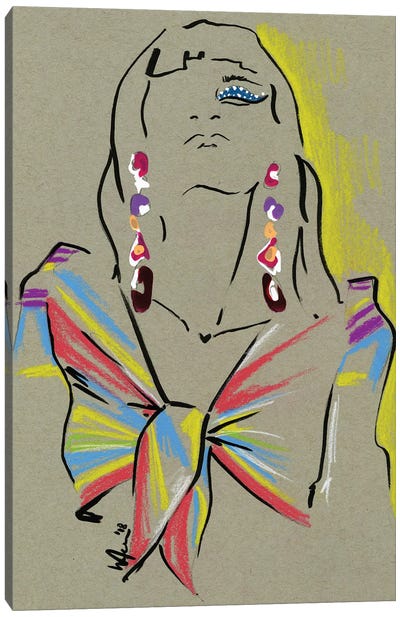 Moschino Circus Canvas Art Print - Graphic Fashion