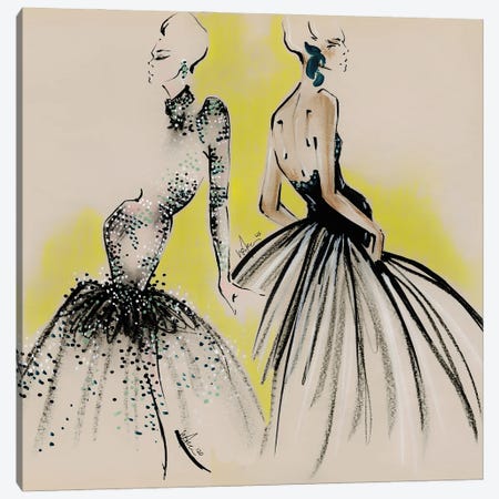 Schiaparelli Haute Couture Canvas Print #EAZ27} by Elly Azizian Art Print
