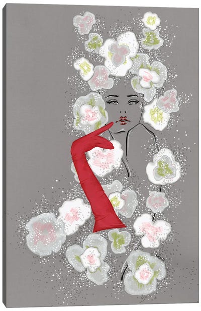 Valentino Haute Couture Florals Canvas Art Print - Elly Azizian