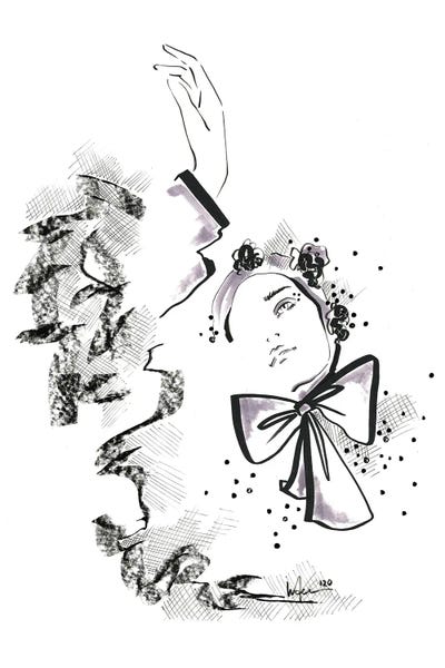 Elly Azizian: Sketched Bows by Elly Azizian