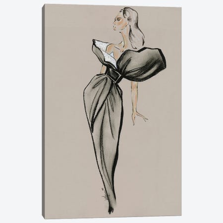 Givenchy Haute Couture II Canvas Print #EAZ41} by Elly Azizian Canvas Artwork