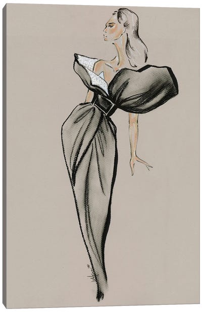 Givenchy Haute Couture II Canvas Art Print - Elly Azizian