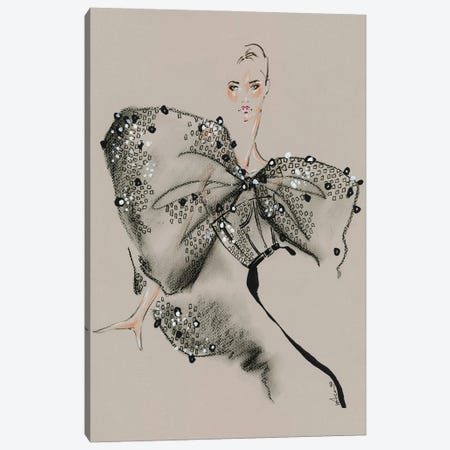 Givenchy Haute Couture III Canvas Print #EAZ42} by Elly Azizian Canvas Artwork