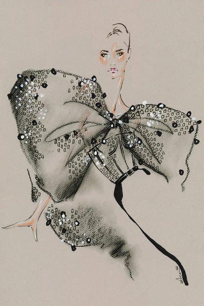 Fashion Illustrations: Givenchy Haute Couture III by Elly Azizian