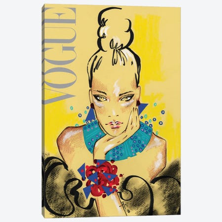 Vogue Italia Canvas Print #EAZ52} by Elly Azizian Canvas Art Print