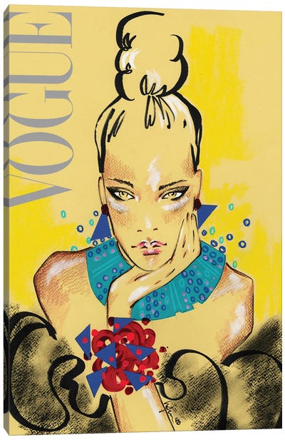 Vogue Italia Canvas Art Print - Elly Azizian