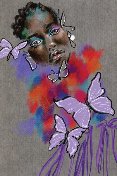 Elly Azizian: Lavender Flutter by Elly Azizian