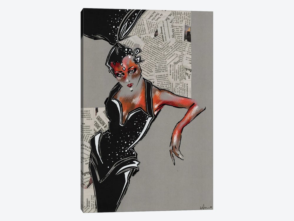 Paused Cabaret I by Elly Azizian 1-piece Art Print
