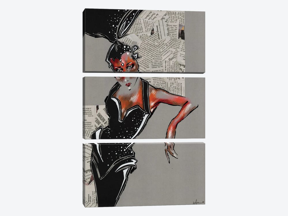 Paused Cabaret I by Elly Azizian 3-piece Art Print