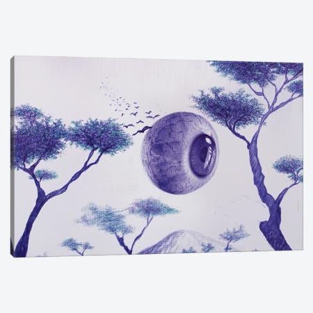 Eyeball In The Forest Canvas Print #EBK15} by Ebuka Emmanuel Canvas Art Print