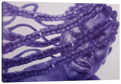 My Dread, My Beauty Canvas Art Print - Contemporary Portraiture by Black Artists