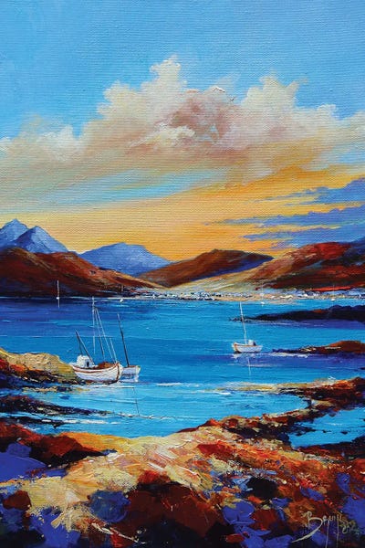 Canvas Print: The Ochre Shards Cove by Eric Bruni - thumbnail