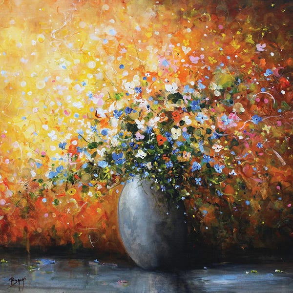 Contemporary Fine Art: Bouquet Of Small Rural Flowers by Eric Bruni