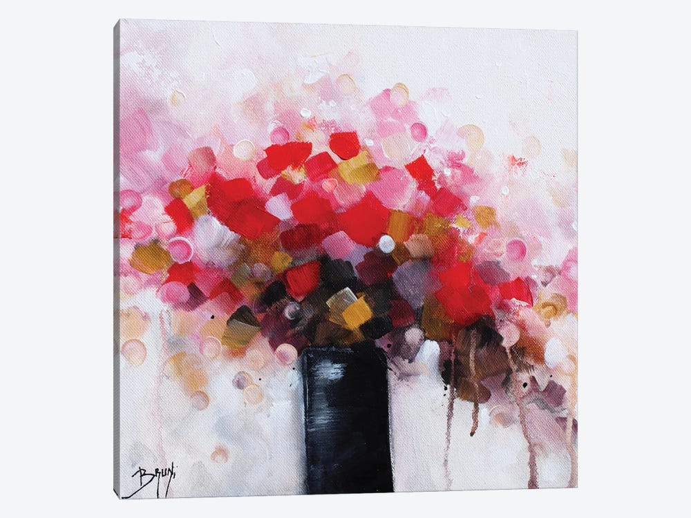 Dreamy Red Bouquet by Eric Bruni 1-piece Canvas Print