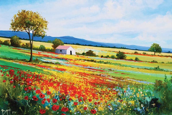 Eric Bruni: Flower Landscape by Eric Bruni