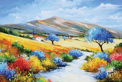 A Summer Day In Provence by Eric Bruni metal wall art