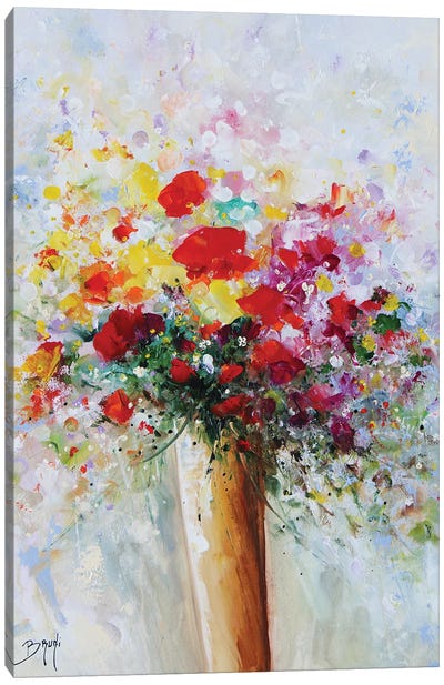 Bouquet Celebration Canvas Art Print - Eric Bruni