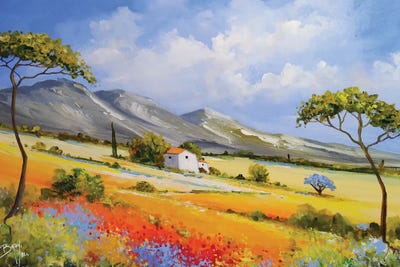 Back To Provence by Eric Bruni metal wall art