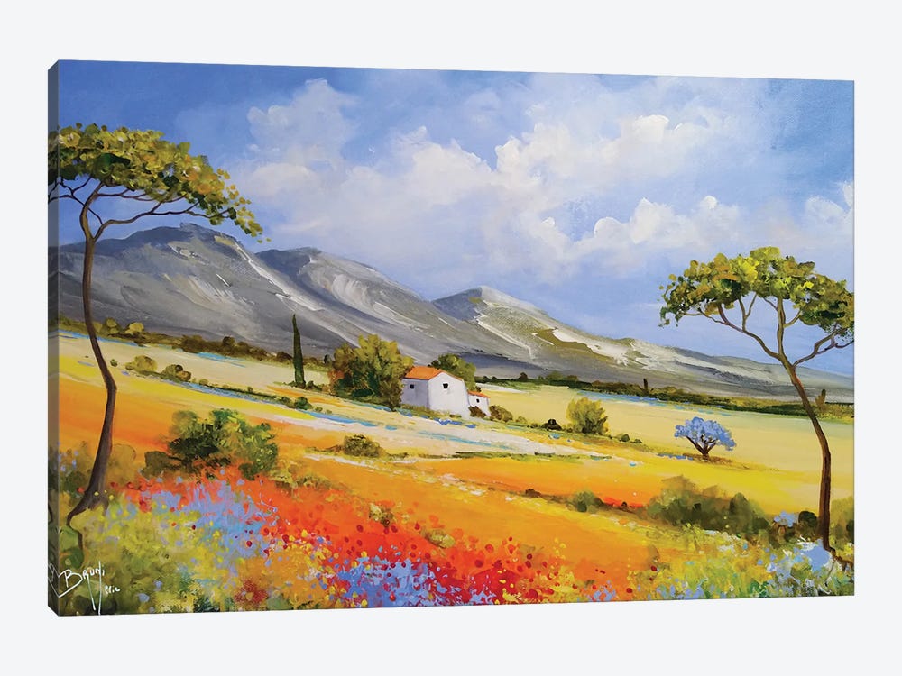 Back To Provence by Eric Bruni 1-piece Canvas Print
