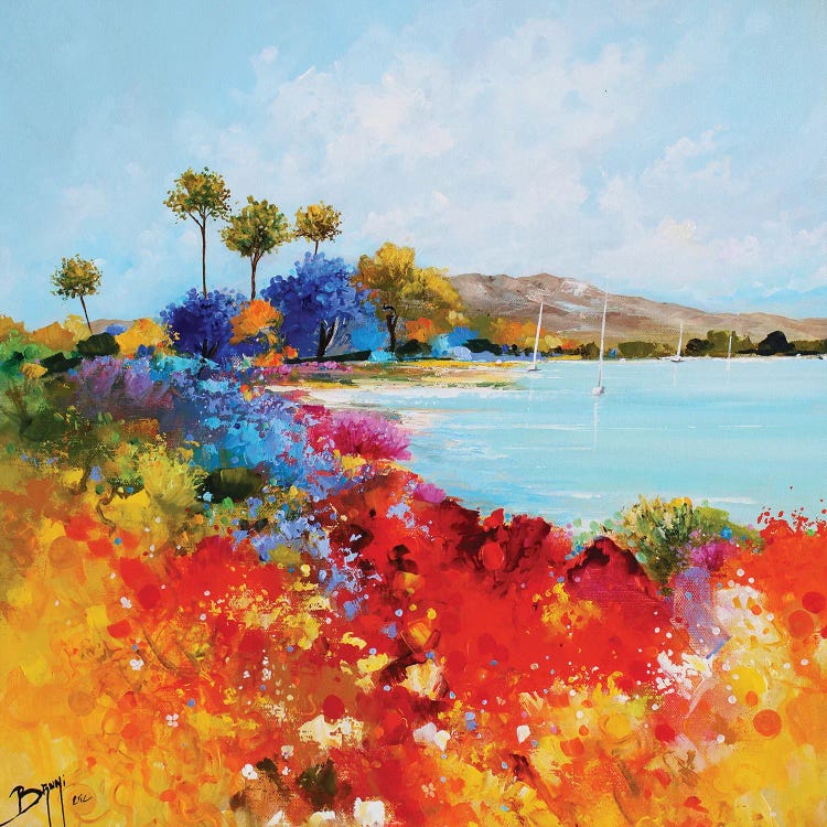 The Flower Beach by Eric Bruni wall art