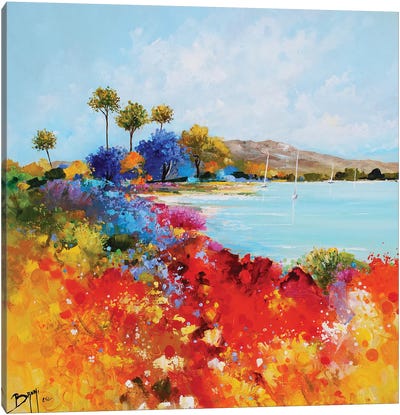 The Flower Beach Canvas Art Print - Eric Bruni