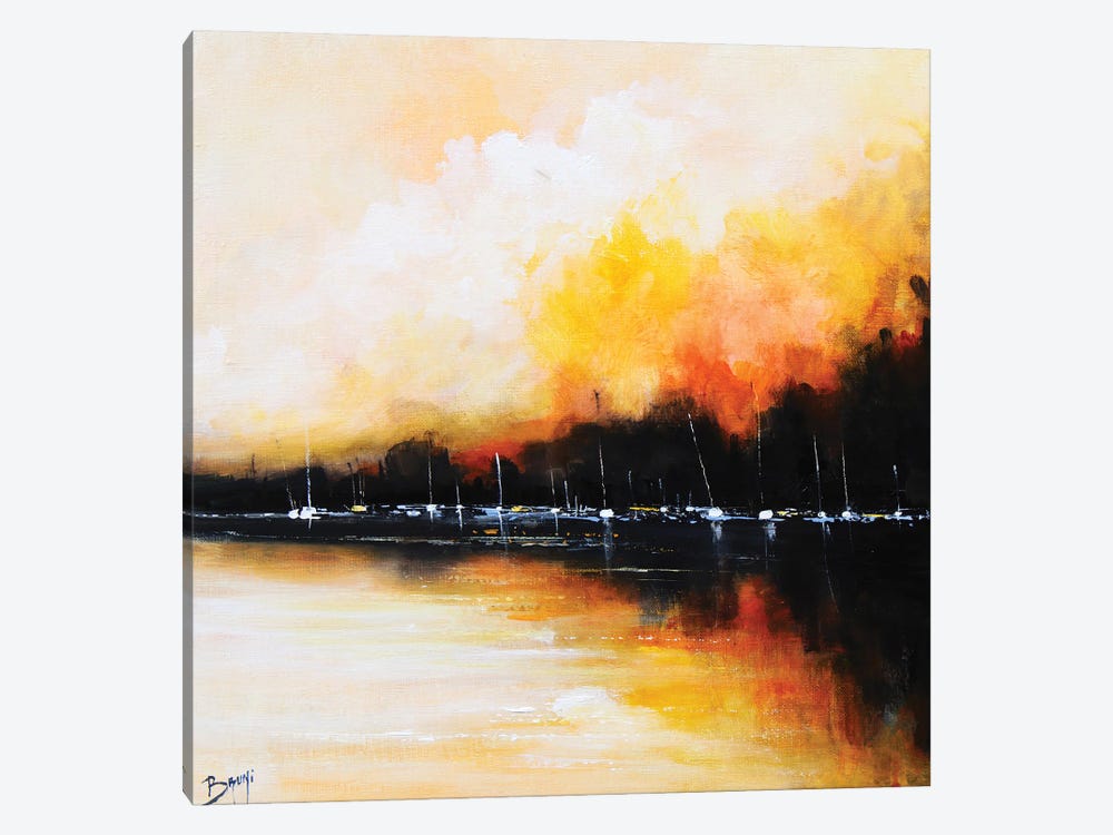 Reflections On The Sea by Eric Bruni 1-piece Canvas Wall Art