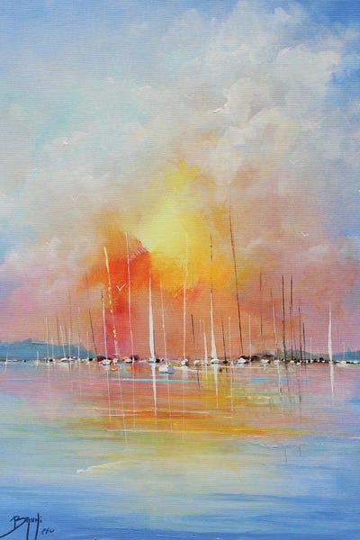 Sky Pierced Above The Sea by Eric Bruni framed wall art