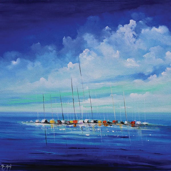 Contemporary Coastal: The Boats by Eric Bruni