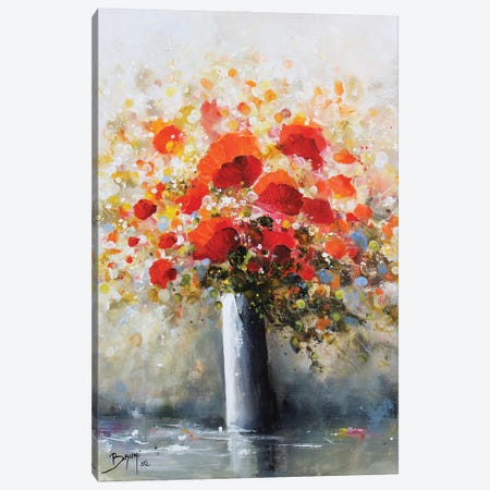 Poppy Bouquet Canvas Print #EBN6} by Eric Bruni Canvas Art