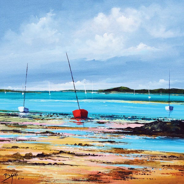 Eric Bruni: Boats On The Shore by Eric Bruni