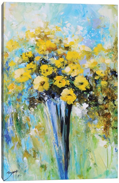 Bouquet Of Silt Flowers Canvas Art Print - Eric Bruni