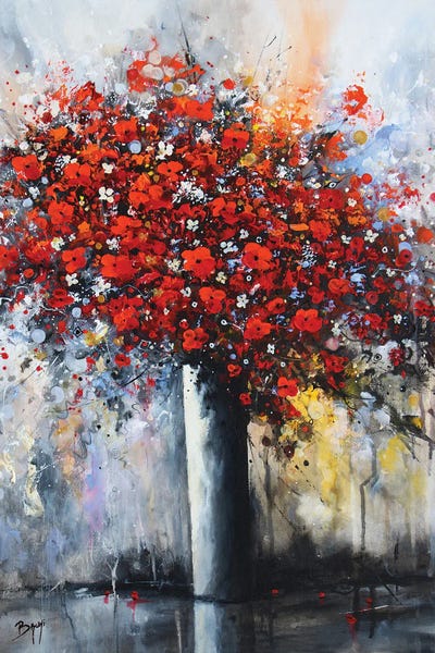 Fine Art Print: Bouquet Of Red Flowers by Eric Bruni