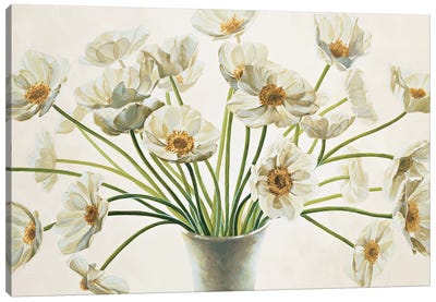 Bouquet di anemoni Canvas Art Print