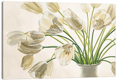Bouquet di tulipani Canvas Art Print - Tulip Art
