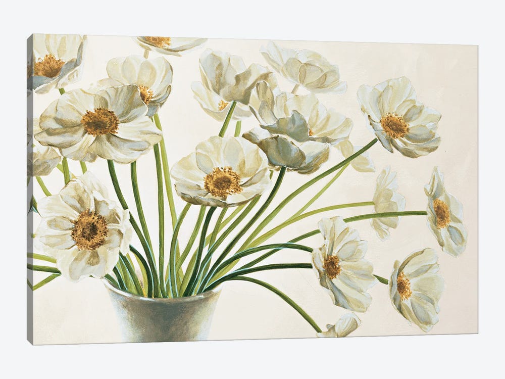 Bouquet di anemoni by Eva Barberini 1-piece Canvas Art