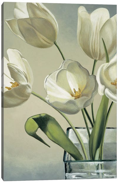 Tulipani in vaso Canvas Art Print