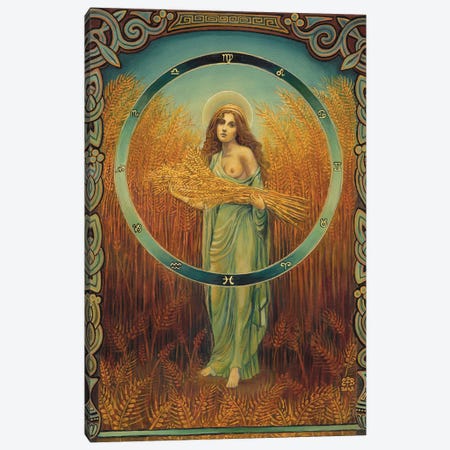 Ceres: The Goddess Of Agriculture Canvas Print #EBV11} by Emily Balivet Canvas Art Print