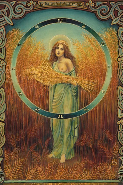 Grasses: Ceres: The Goddess Of Agriculture by Emily Balivet