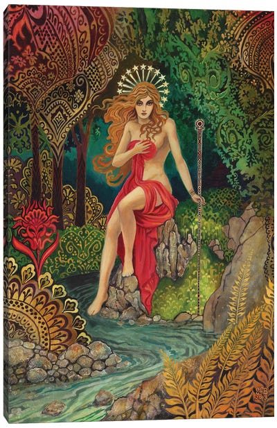 The Empress Canvas Art Print - Mythological Figures