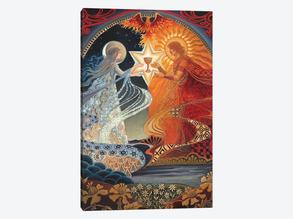 The Alchemical Wedding by Emily Balivet 1-piece Canvas Art Print