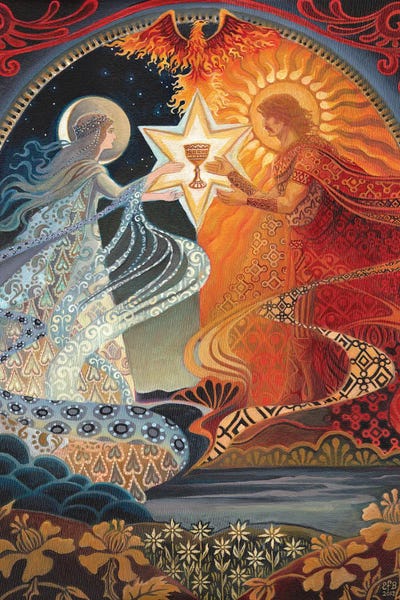Art Nouveau Redux: The Alchemical Wedding by Emily Balivet
