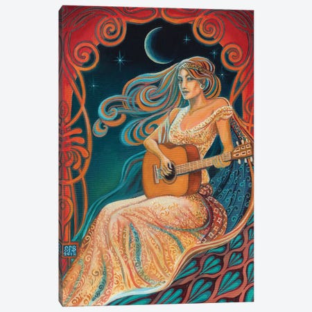 Gypsy Moon Canvas Print #EBV21} by Emily Balivet Canvas Wall Art