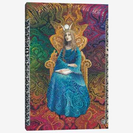 The High Priestess Canvas Print #EBV23} by Emily Balivet Canvas Wall Art