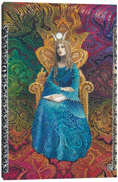 The High Priestess Canvas Art Print - Emily Balivet