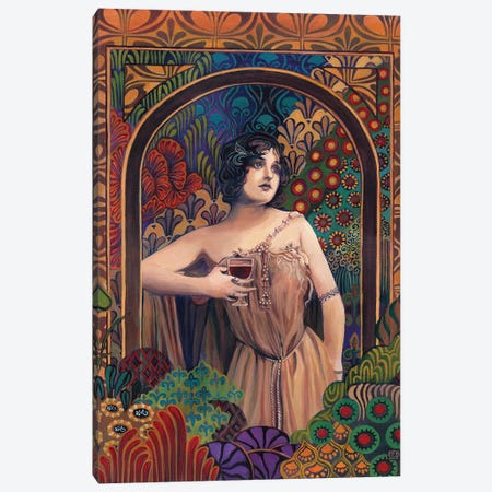 Meditrina: Goddess Of Wine Canvas Print #EBV27} by Emily Balivet Canvas Print