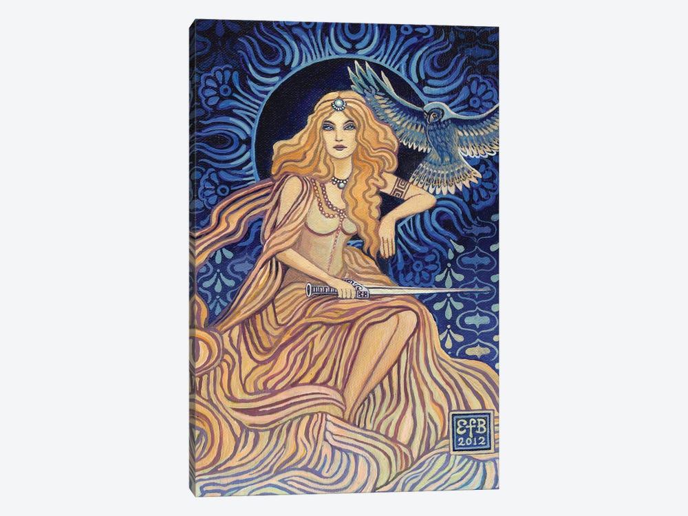 Minerva: Goddess Of Wisdom And Strategy by Emily Balivet 1-piece Canvas Print