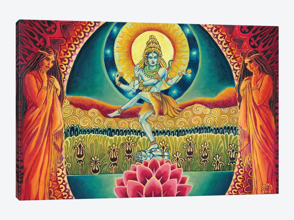 Nataraja: The Cosmic Dancer by Emily Balivet 1-piece Canvas Wall Art