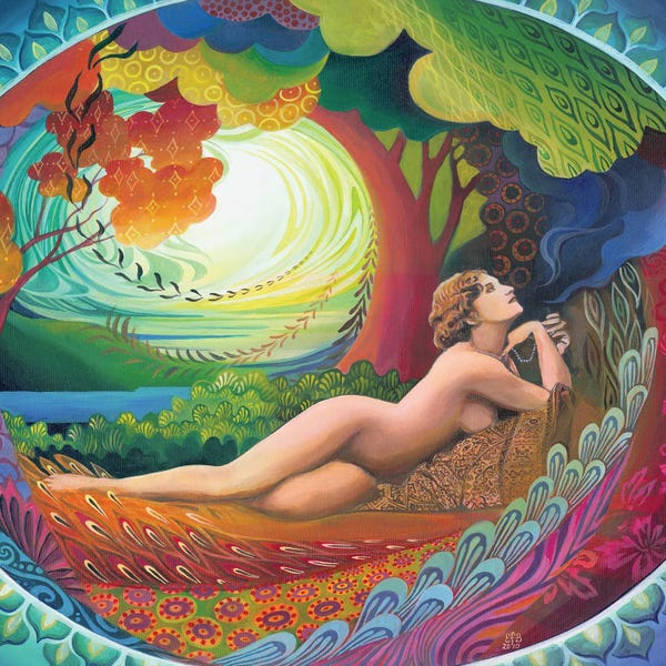 Psychedelic: Nepenthe: Goddess Of Bliss by Emily Balivet