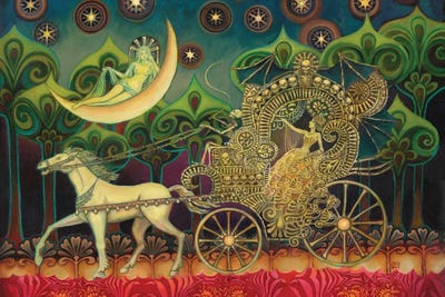 Nephthys: Guardian Of The Dead by Emily Balivet metal wall art